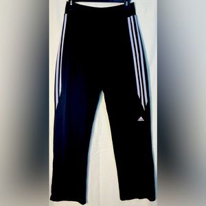 Adidas Women’s Athletic Black Lightweight Knit Pants Size S.